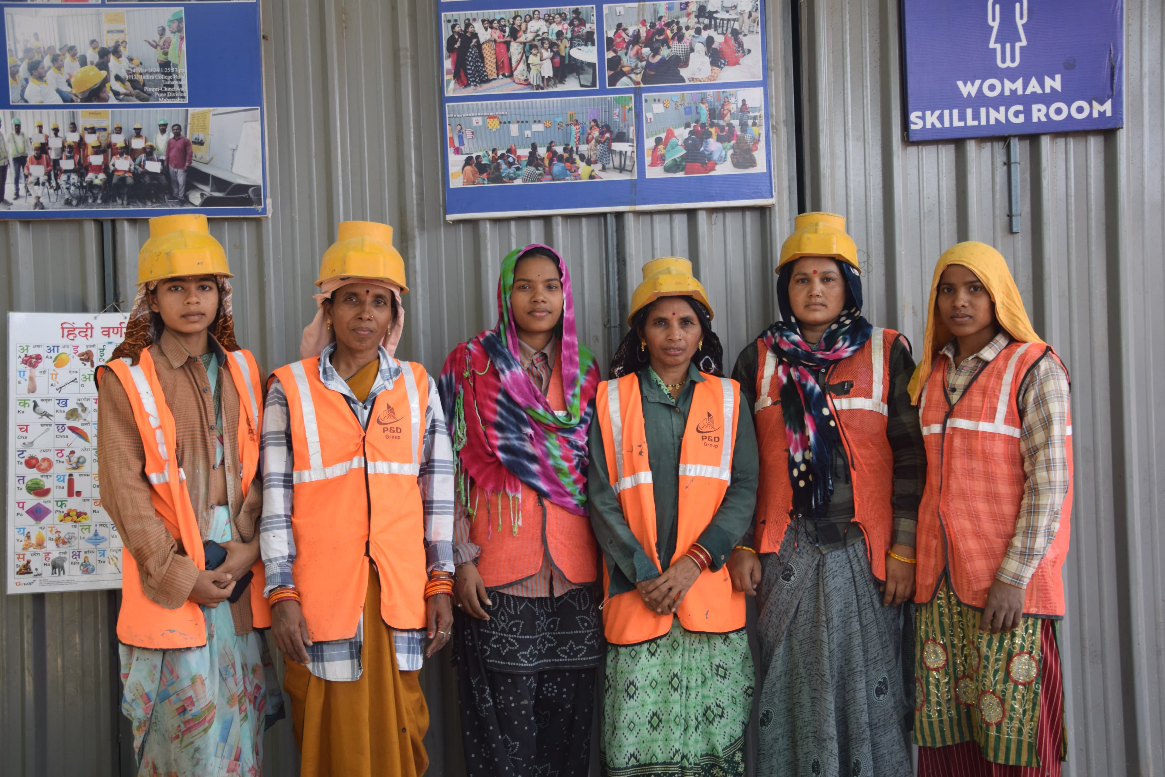 Workers in training