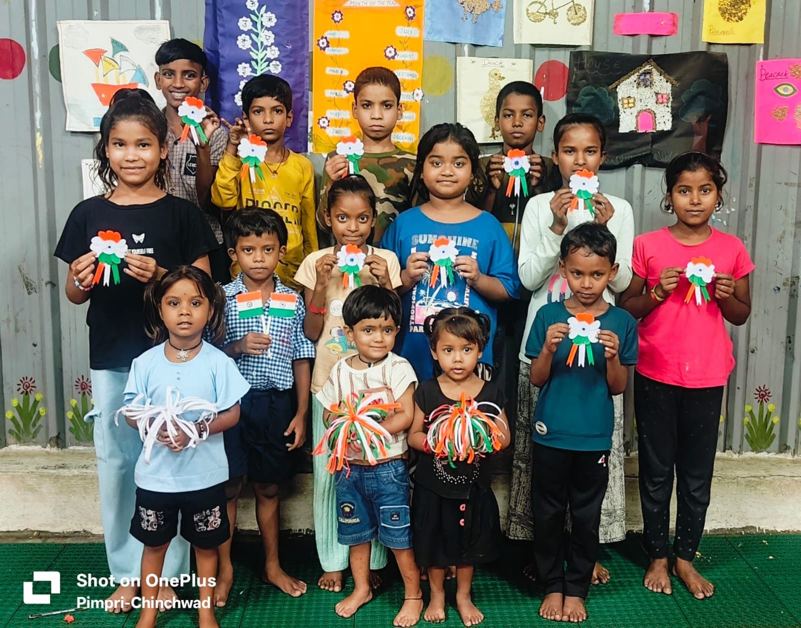 Children at a learning center